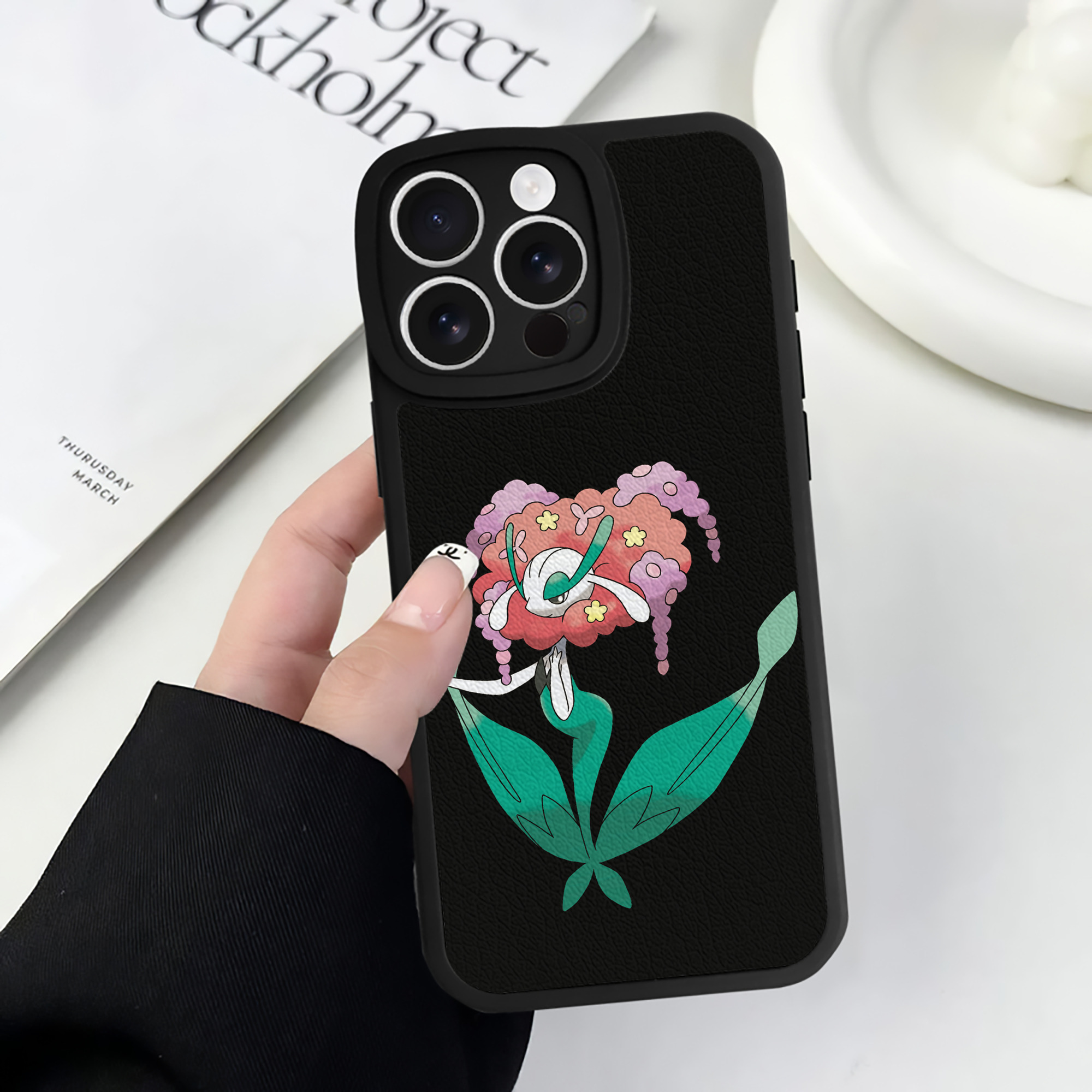 （画像用） ポケットモンスター Pokémon 【iPhone 16シリーズ対応】シリコンスマホケース（レザー調） 材質：シリコン